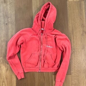 Re/Done Vibrant Red Hoodie